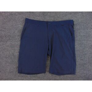 Travis Mathew Shorts Mens 36 Golf Navy Blue Solid Performance‎ Activewear Casual